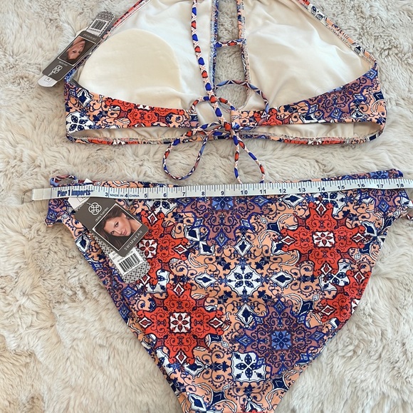 BOGO Daisy Fuentes High Neck Bra Top Bikini Coordinated Set 16 - Picture 7 of 13